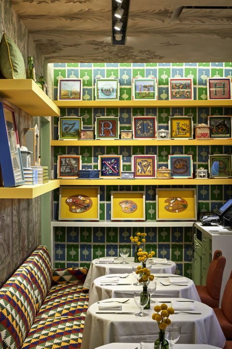 colorful restaurant