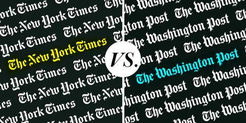 New York Times and Washington Post Logos