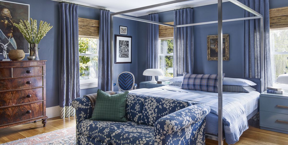 50 Blue Room Decorating Ideas How To, Light Blue Bedroom Black Furniture Paint Ideas