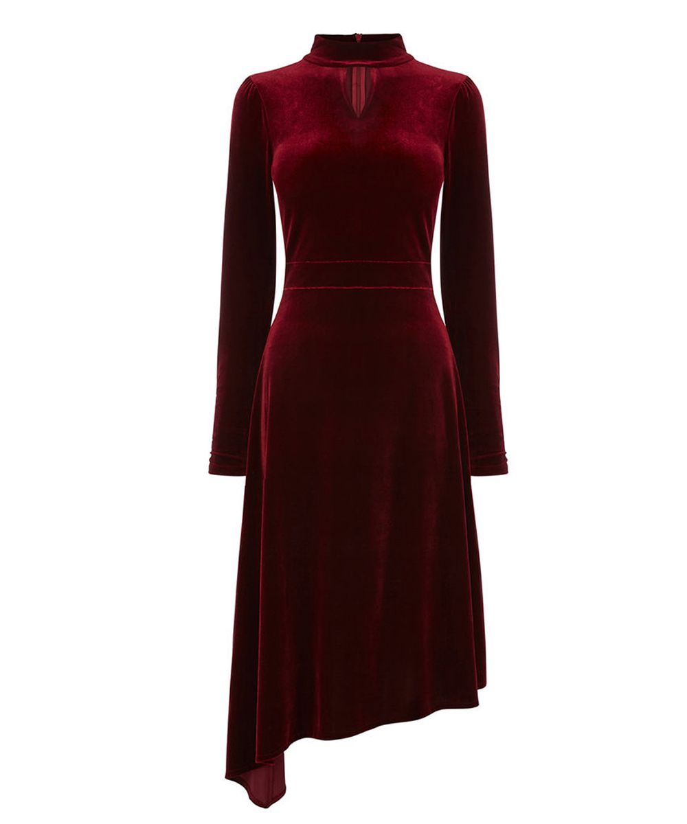 boden rebecca velvet maxi dress