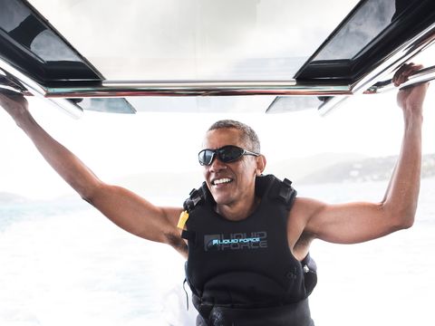 Obama on Necker Island