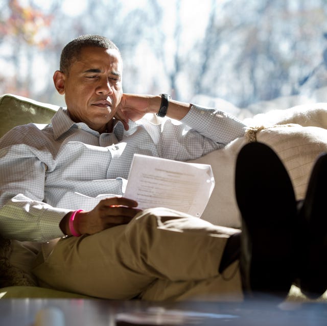 President Obama Meets Advisors At Camp David