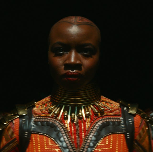BLACK PANTHER: WAKANDA FOREVER danai gurira as okoye in marvel studios' black panther wakanda forever photo courtesy of marvel studios © 2022 marvel