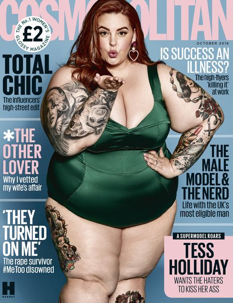 This blogger pointed out the double standard of criticising Tess Holliday's Cosmopolitan cover