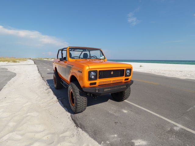 1979 harvester scout given new high tech life
