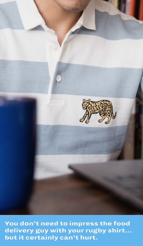 White, Blue, Product, Wildlife, Design, Technology, T-shirt, Room, Felidae, Ocelot, 