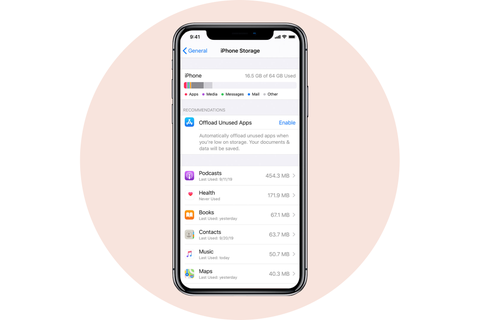 giảm tải ứng dụng không sử dụng apple apple