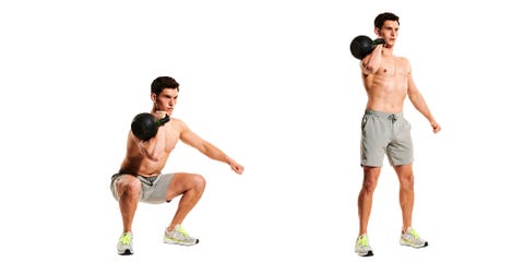 offset front squat