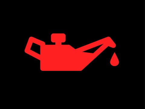 oil pressure warning light