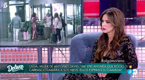 Olga Moreno habla de los hijos de Antonio Flores