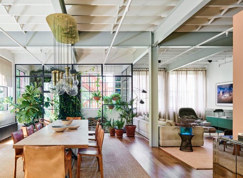 This industrial home in Melbourne has had a colourful makeover