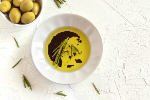 olive oil with spices