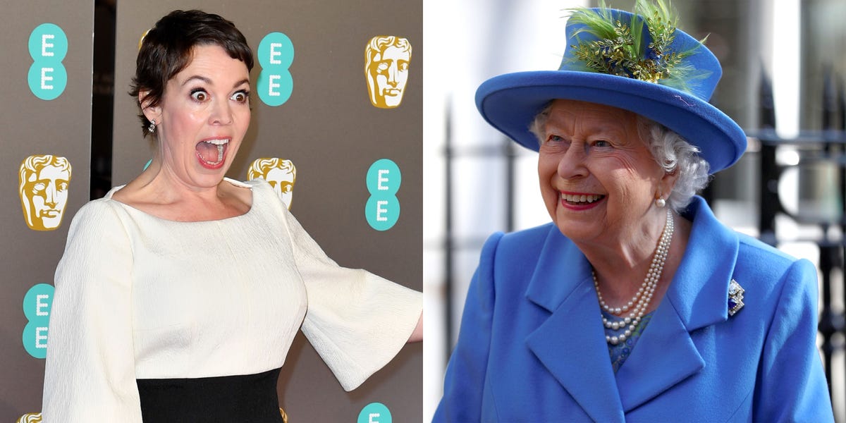 The Crown Star Olivia Colman Met Queen Elizabeth