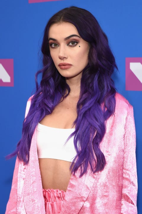 Dark Purple Hair Dye Ideas Celebrities With Dark Purple Hair