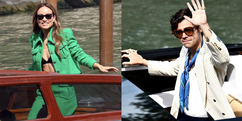 Wilde y Harry Styles llegan juntos Venecia