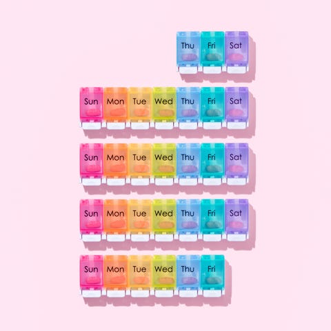 one month 30 days pill organizer