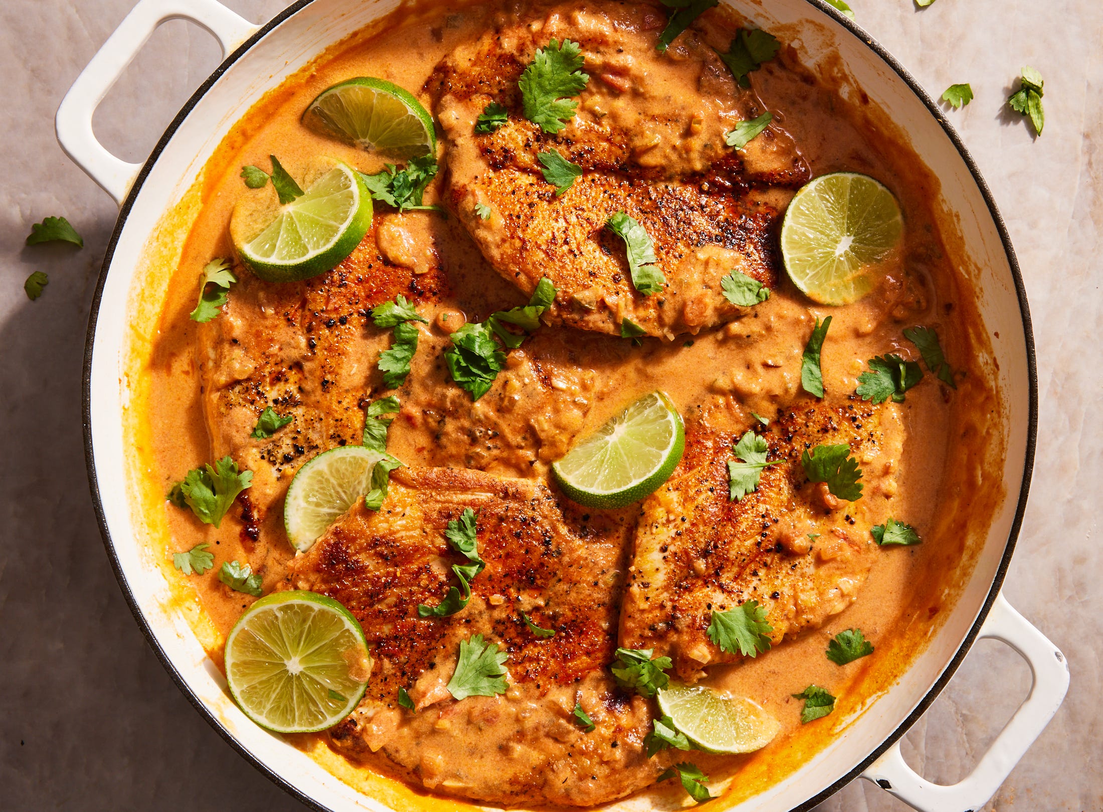 One-Pan Coconut-Lime Chicken Is The Creamy, Easy Dinner Made For Busy Weeknights