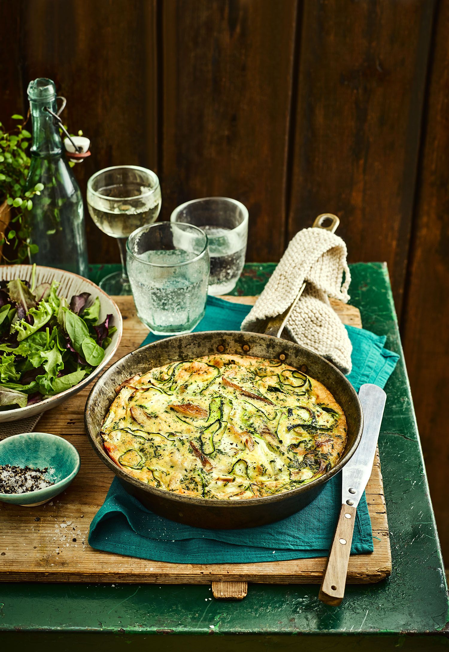 Smoked Mackerel And Sweet Potato Frittata