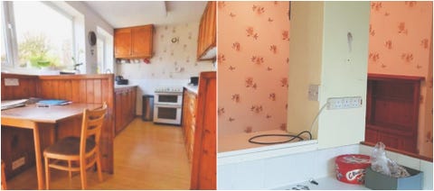 A Secret Laundry Room Is Hidden Behind These Kitchen Cabinets A Secret Laundry Room Is Hidden Behind These Kitchen Cabinets