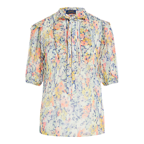 ralph lauren floral blouse