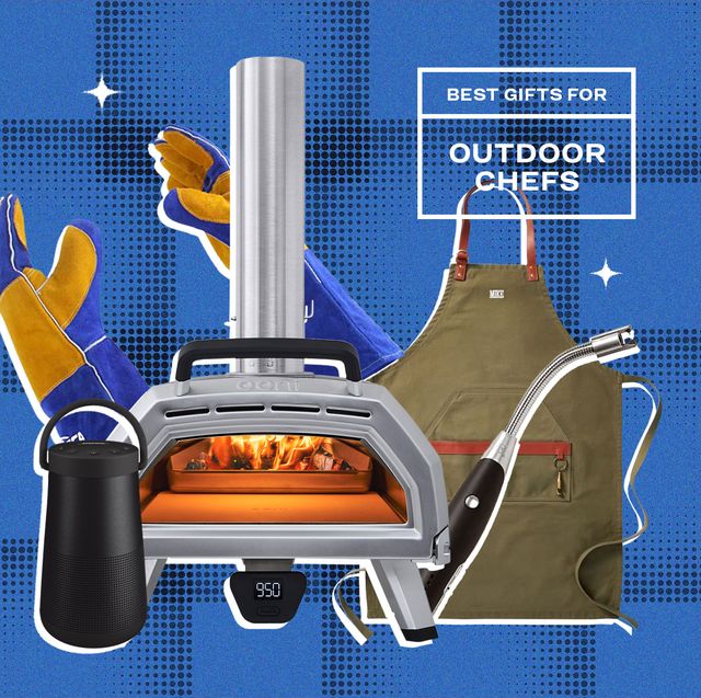 best gifts for outdoor chefs ooni karu 16 multi fuel pizza oven, mittens, speakers, apron, and lighter
