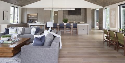 30 Gorgeous Open Floor Plan Ideas, Open Concept Small Kitchen Living Room Floor Plans