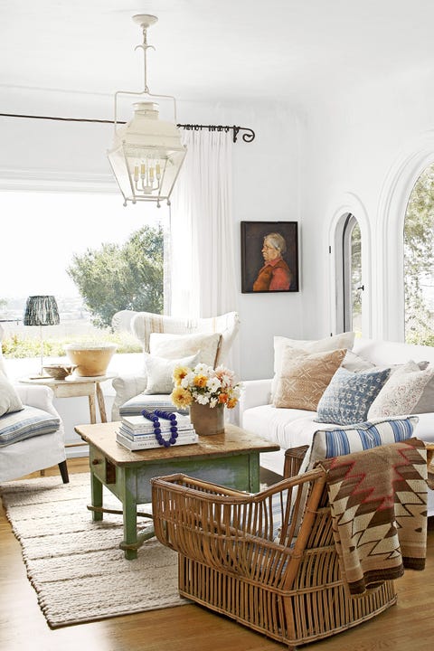Santa Barbara California Home Decorating Ideas Small House Tour Living Room