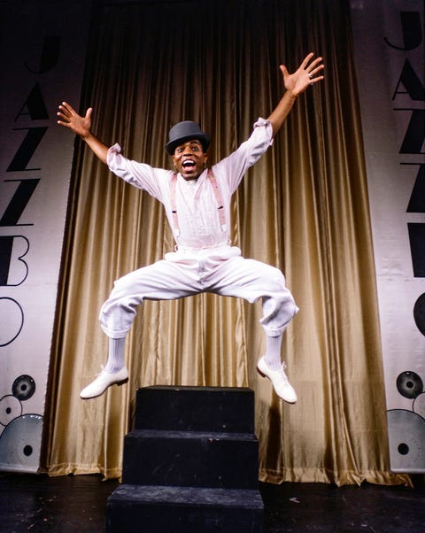Andre DeShields In 'Jazzbo Brown' american actor, performer, and choreographer andre deshields in performance of 'jazzbo brown,' new york, new york, 1980 photo by brownie harriscorbis via getty images