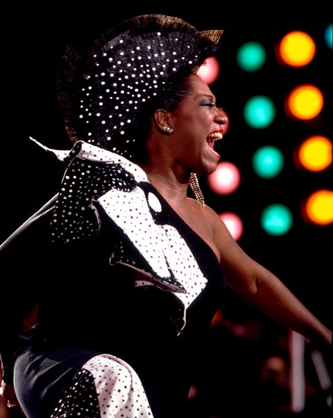 patti labelle performs at live aid at veteran's stadium in philadelphia, pennsylvania, july 13, 1985 photo by paul natkingetty images