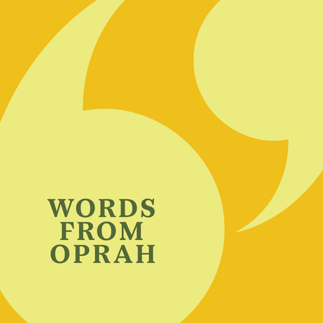 words from oprah