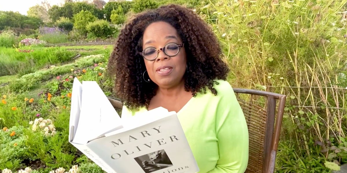 Oprah Celebrates National Poetry Month: "Poems Nourish Our ...