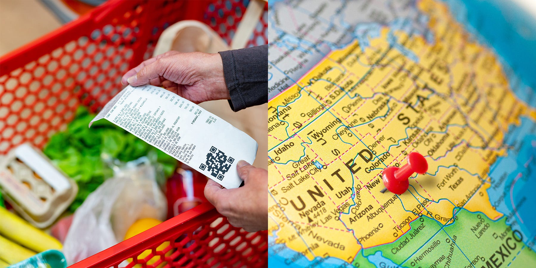 The 19 States That Pay More For Groceries Than Everyone Else