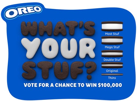 Oreo Is Celebrating The Return Of Its Most Stuf Cookies And You Could Win 100 000 Oreo Is Celebrating The Return Of Its Most Stuf Cookies And You Could Win 100 000