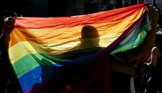 fotografía de una de las celebraciones del orgullo gay en madrid en el año 2014
