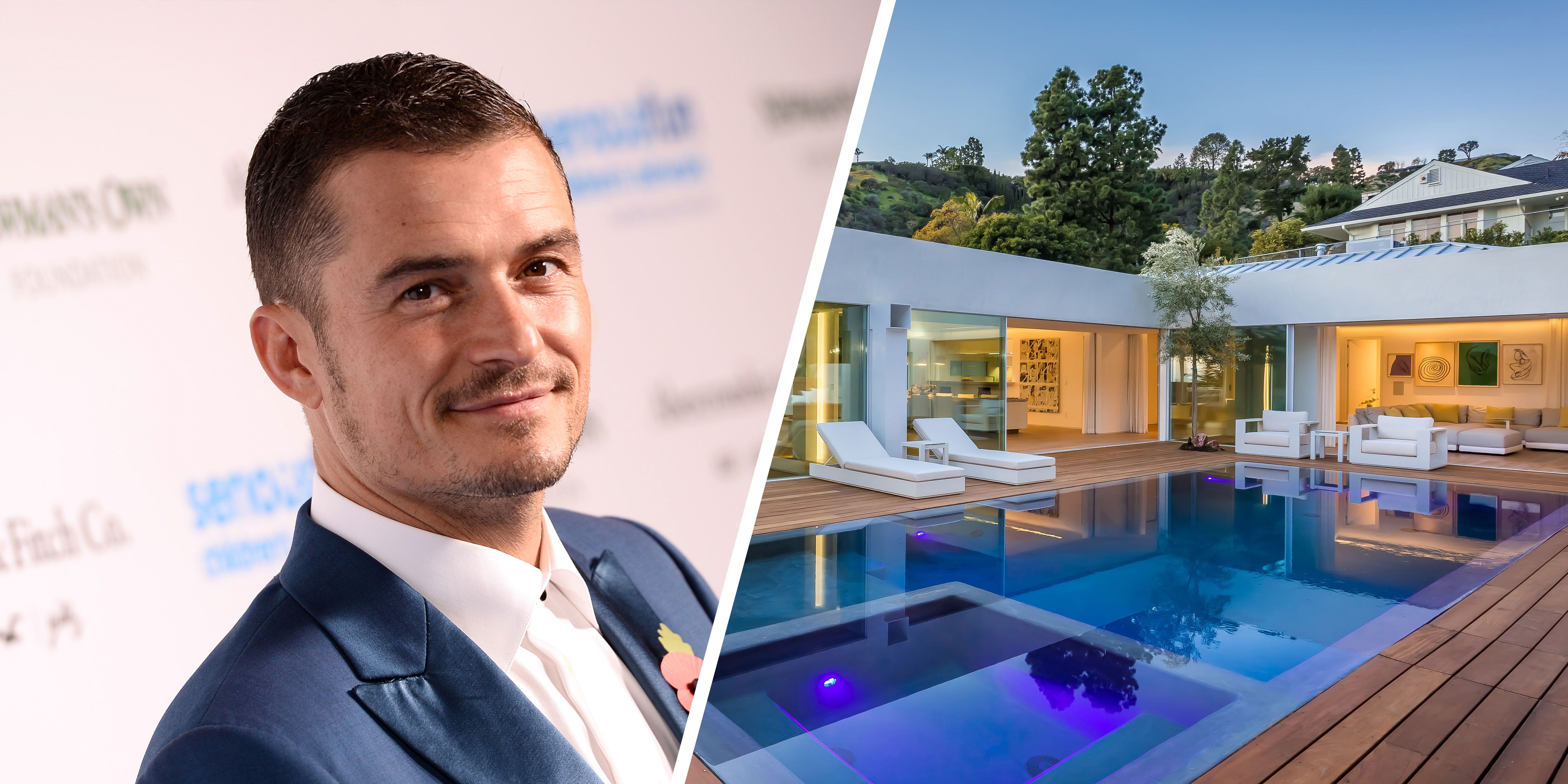 Así es por dentro la casa de Orlando Bloom en Beverly Hills - Entramos en  la casa de Orlando Bloom