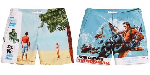 Orlebar Brown Just Turned Your Favorite James Bond Movies Into Swim Trunks