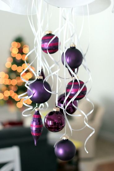 Purple Ornament Dangle