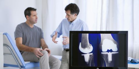 Orthopedics consultation man