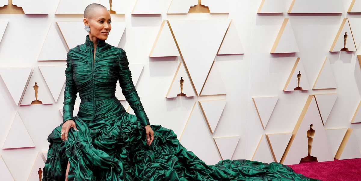 Jada Pinkett Smith’s green Jean Paul Gaultier Oscars dress