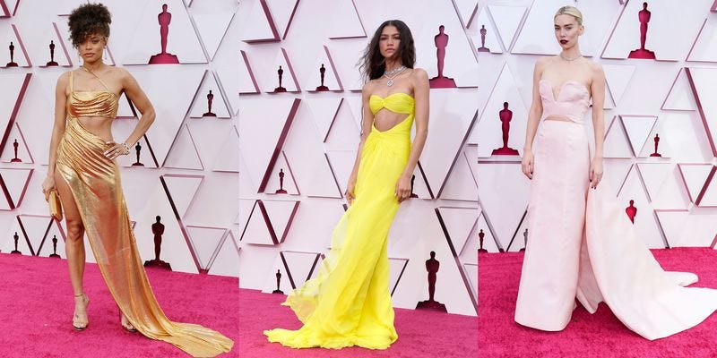 Oscars Dresses in 2021 Were All About '90s-Esque Midriffs