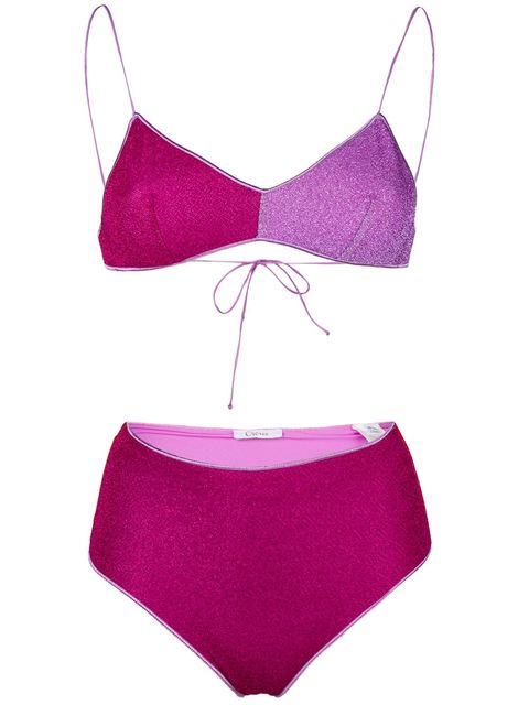 Lingerie, Swimsuit bottom, Clothing, Bikini, Swimwear, Swimsuit top, Undergarment, Purple, Pink, Lingerie top, 