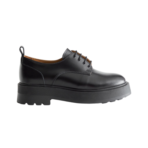 other stories  chunky leather oxfords
