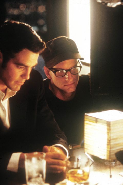 STEVEN SODERBERGH (DIR) O/S 'OUT OF SIGHT' (1998) WITH GEORGE CLOONEY STVS 015