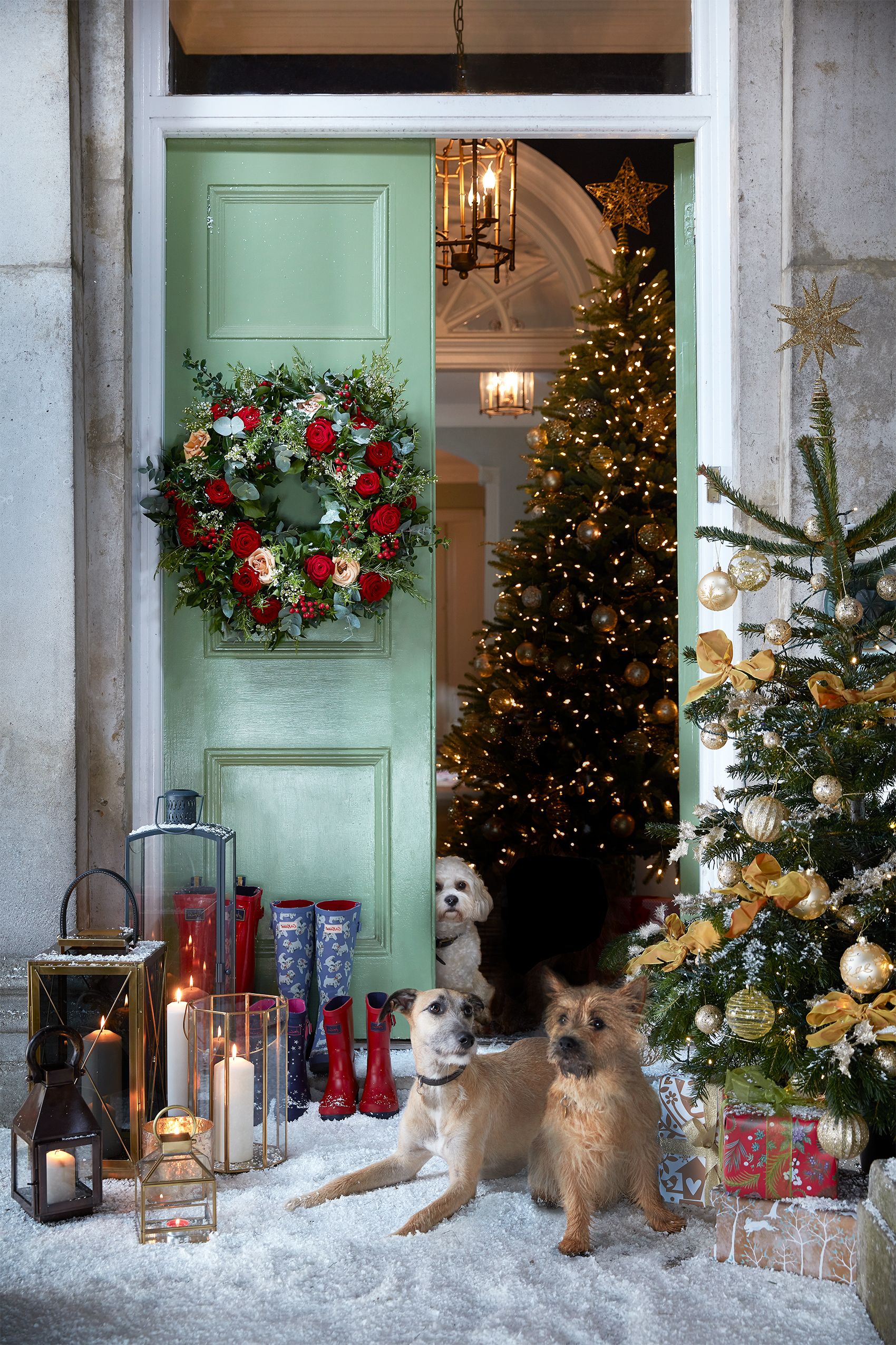 43+ Front Door Christmas Ideas 2021