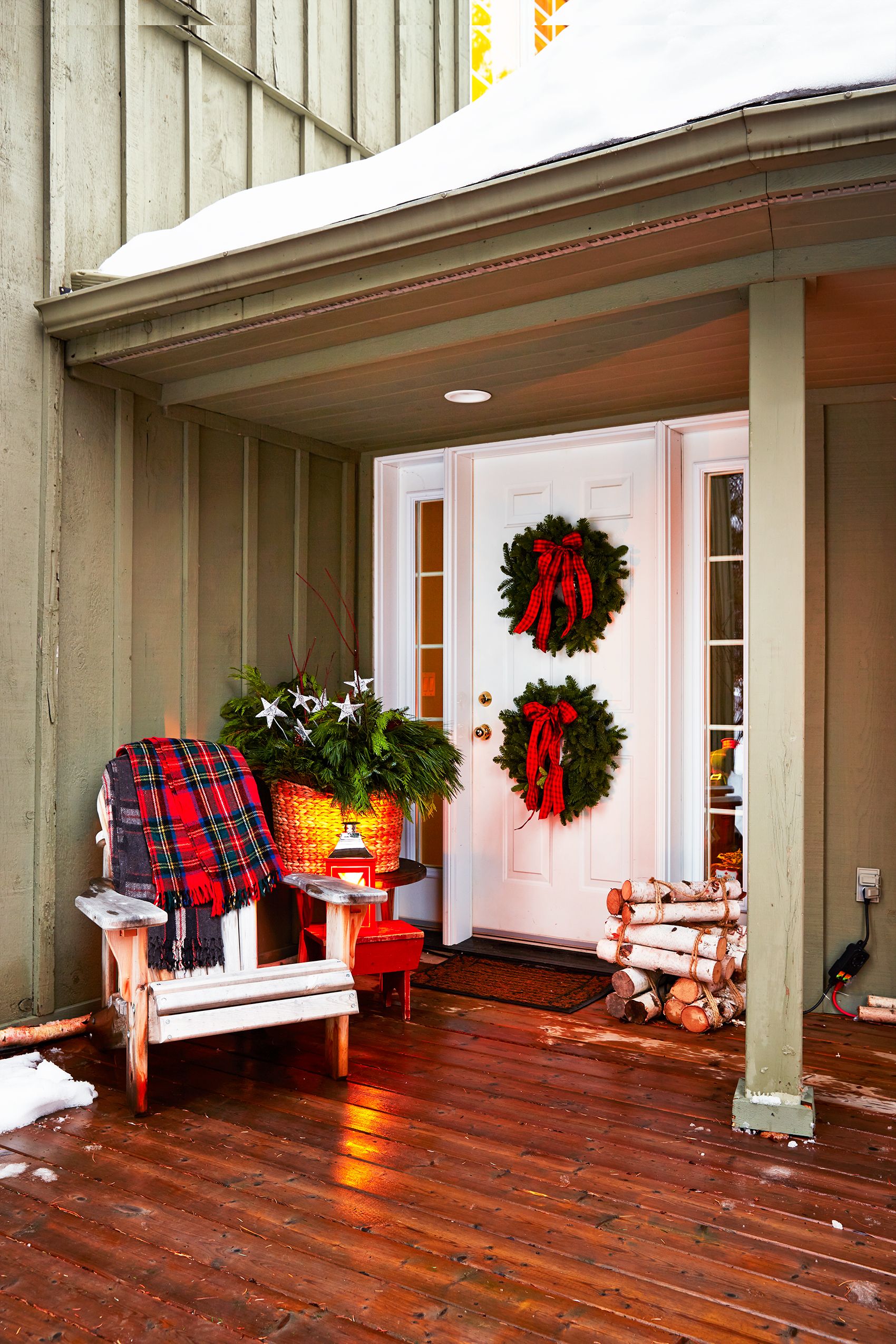 Outdoor Christmas Decorations Ideas Porch