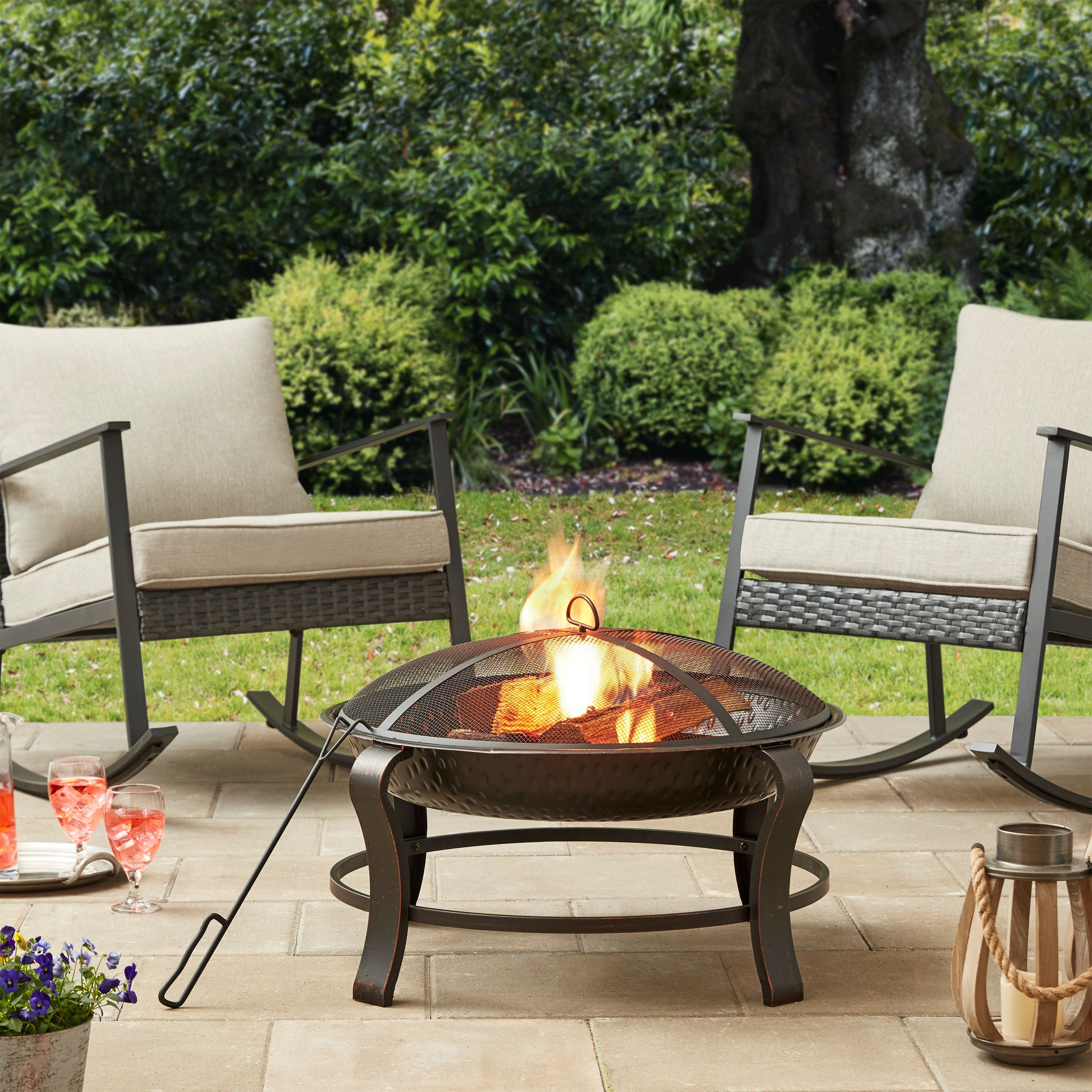 Best Wood Burning Fire Pits Where To, Cast Stone Wood Fire Pit By Sun Joe