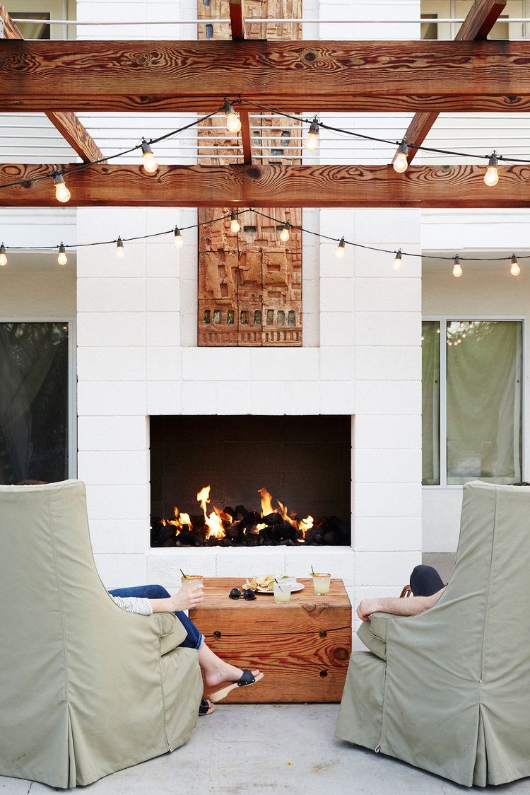 22 Outdoor Fireplaces That Will Keep You Warm All Night Outdoor