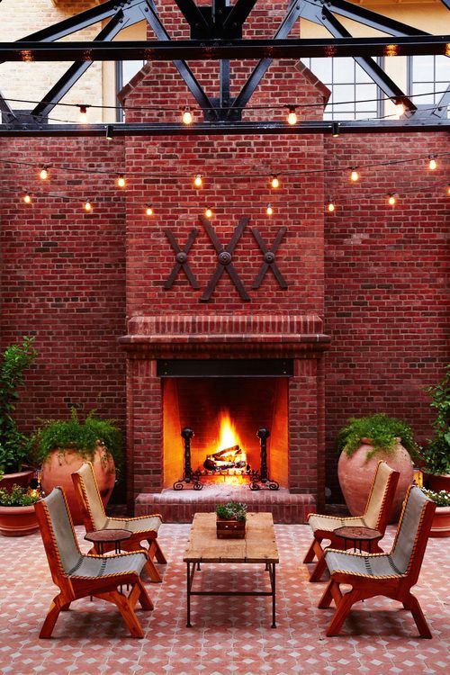 22 Outdoor Fireplaces That Will Keep You Warm All Night Outdoor