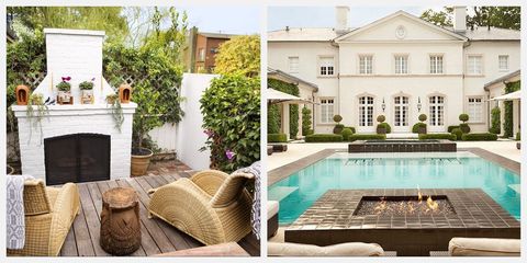 25 Gorgeous Outdoor Fireplace Ideas, Spanish Revival Fire Pit