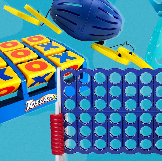toss game, tic tac toe, connect four, water balloon game